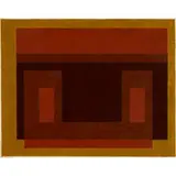 Josef Albers, Ochre Around Red + Browns