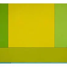 Ludwig Sander, Rappanock V, 1974, oil on canvas