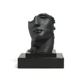 Centurion by Igor Mitoraj, patinated bronze with stepped black marble base, sold Mar 2022