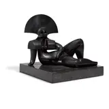 Howard Hancock Newman, Giulia, patinated bronze with marble base