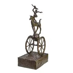 Thomas R Ostenberg, In Search of Harmony I, patinated bronze