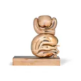 La Totoche by Miguel Ortiz Berrocal, gilt bronze, sold Mar 2022