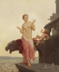 Angel of love by Henri-Pierre Picou, oil on canvas, offered Nov 2022