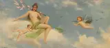 Hans Temple, Le temps du jour (a set of four), all oil on canvas