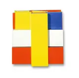 Ohne Titel by Imi Knoebel, 1995, Acryl auf 13 miteinander verschraubten Aluminium-Vierkantrohren, sold Nov 2011