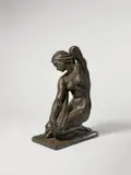 Fritz Klimsch, Kniende mit Badetuch