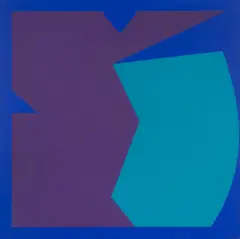 Georg Karl Pfahler, Espan Nr. 69/III, 1990, Acryl auf Leinwand