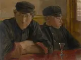 Franz Skarbina, Zwei Schauerleute