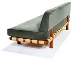 Couch by T. H. Robsjohn-Gibbings, c. 1950, Widdicomb, sold Oct 2010