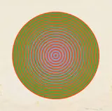 Peter Sedgley, Untitled, 1964, Acrylic on paper