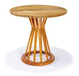 Edward Wormley, Sheaf of Wheat coffee table, c. 1958, Carrera marble and ash base