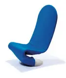 Verner Panton, Highback chair, 1973, Fritz Hansen