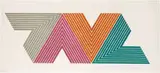 Empress of India II by Frank Stella, 1968, Lithograph in five colors, sold Oct 2010
