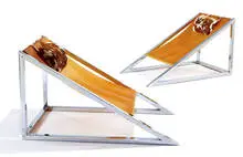 Archizoom, Pair of Mies chairs (2), 1969, Poltronova