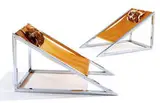 Archizoom, Pair of Mies chairs (2), 1969, Poltronova