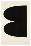 Black (I.1 Black) by Ellsworth Kelly, 1964-65, Lithograph on Rives BFK paper, sold Oct 2010