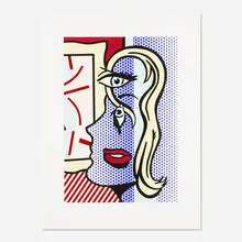 Roy Lichtenstein, Art Critic, 1996, screenprint in colors on Somerset