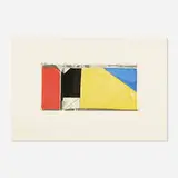 Richard Diebenkorn, Folsom Street Variations III (primaries), 1986, color aquatint and drypoint, soap ground aquatint and flat bite