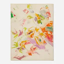 Untitled by Mercedes Matter, oil on canvas, sold Nov 2020