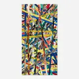Matthew Chambers, For Each Time I Stand on Top of My Canvas It Seems As If I Am Painting for the First Time, 2011, oil and acrylic on canvas