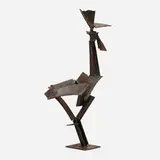 Ping-Ming Hsiung, Cock, 1960, sheet metal