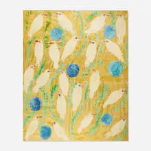 Hunt Slonem, Doves + Blue Pearls, 2007, oil on canvas