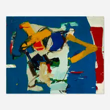 Untitled by Choi Wook-Kyung, c. 1965, oil on canvas, sold Nov 2020