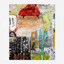 Robert Baribeau, Untitled, 1987, acrylic on canvas