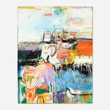 Robert Baribeau, Untitled, 1994, acrylic and mixed media on canvas
