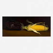 Derrick Guild, Aubergine/Corn, 2003, oil on canvas