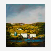 Robert Rasely, Untitled, 1996, oil on panel