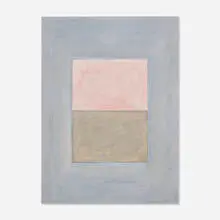 Pierre Haubensak, Triune, 1975, oil on paper