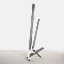 John Henry, untitled, 1980, polished aluminum