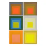 Formulations - Articulations I & II by Josef Albers, 1972, screenprints on paper, sold Dec 2009