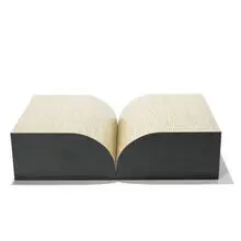 Book by Richard Artschwager, 1987, formica over wood, sold Dec 2009