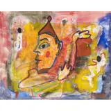 Norris Embry, untitled, c. 1980, watercolor, charcoal, pastel and ink on paper