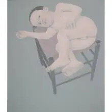 Kiki Lamers, untitled, 1996, oil and charcoal on canvas