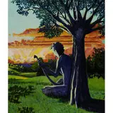 Earl Staley, Apollo and Daphne, 1979, acrylic on canvas