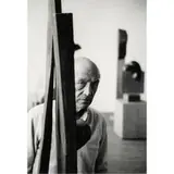 Richard Schulman, untitled (Portrait of Isamu Noguchi), 1982, gelatin silver print