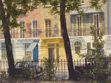 David Shepherd C.B.E., Cheyne Walk, Chelsea, oil on canvas