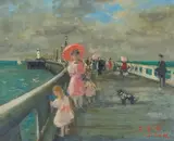 François Gall, Ostende, oil on canvas