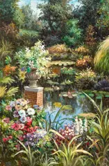 Vera Oxley, Garden Landscape, 2000, oil on canvas