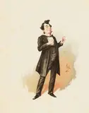 Joseph Clayton Clark, 7 Plates, from Some Well Known Characters from the Works of Charles Dickens, c. 1890, A group of 7 lithographs in colors on wove paper, each signed in the plate