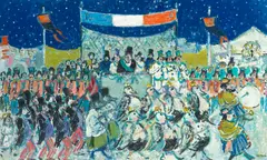 Robert Coutelas, Le grande jour, oil on canvas