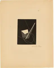 Kreis und Flächen by László Moholy-Nagy, 1922, Linolschnitt auf Papier, sold Dec 2023