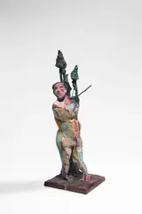 Markus Lüpertz, Daphne, 2003, Bronze, handkoloriert