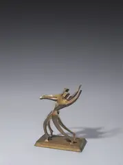 William Wauer, Im Gleichschritt, 1928, Bronze mit brauner Patina
