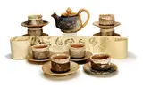 Paul Soldner, Raku tea service (8)