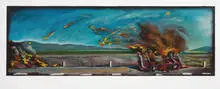Untitled by Carlos Almaraz, 1990, sold Oct 2010