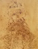 Mirko, Untitled Abstract Figures (2), 1962, Oil on canvas